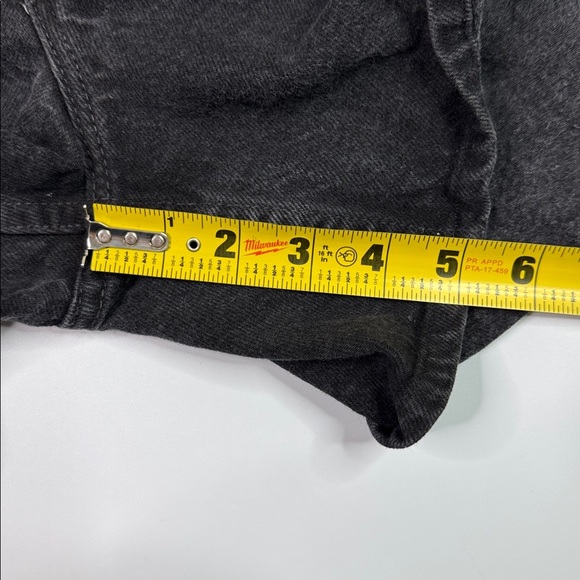 Vintage Wrangler For Women Black Denim Shorts Size 12 Average Waist 28 - Picture 6 of 8